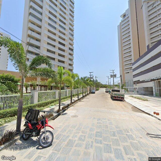 Imagem estática do "Street View" da localização