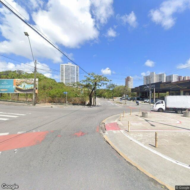 Imagem estática do "Street View" da localização