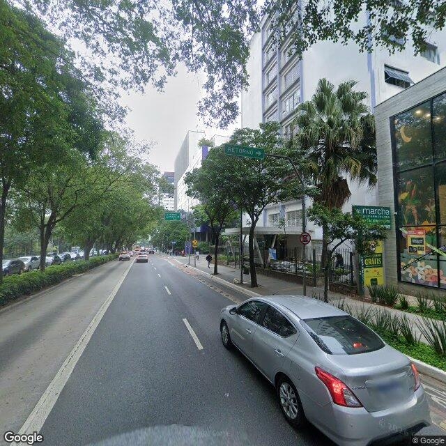 Imagem estática do "Street View" da localização