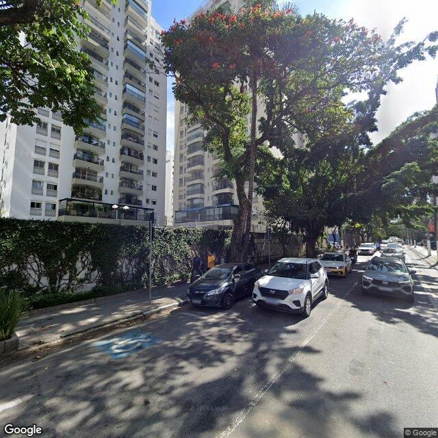 Imagem estática do "Street View" da localização