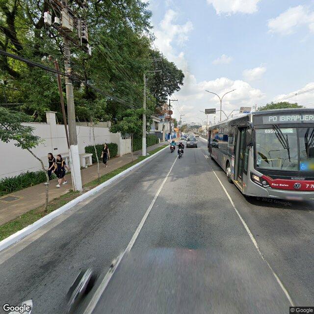 Imagem estática do "Street View" da localização