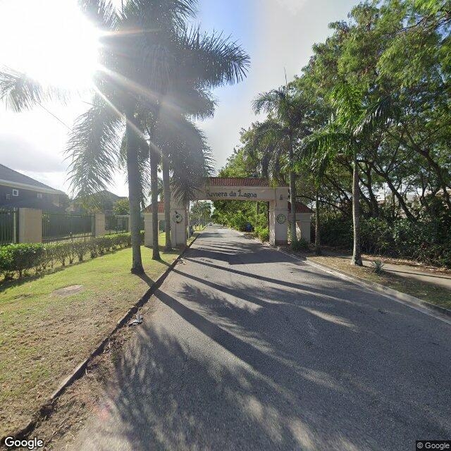 Imagem estática do "Street View" da localização