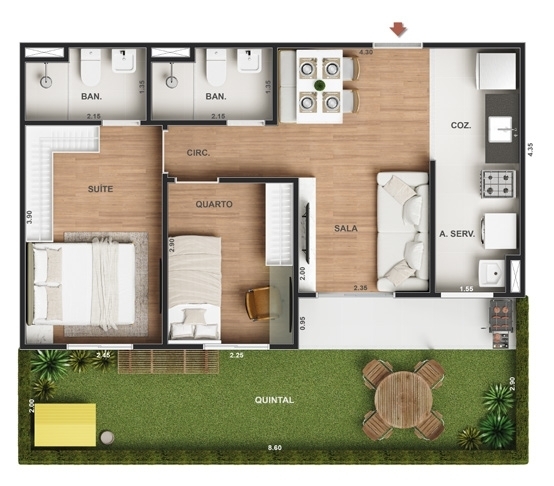 Apartamento à venda com 1 quarto, 30m² - Foto 22