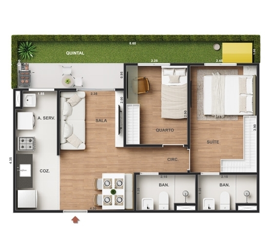 Apartamento à venda com 1 quarto, 30m² - Foto 20