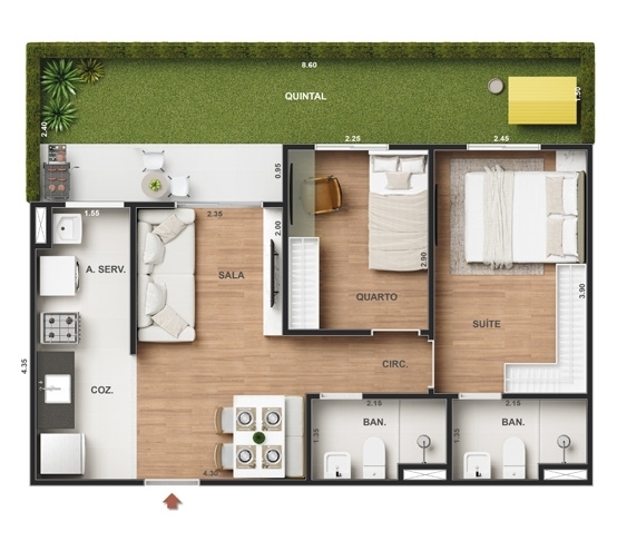 Apartamento à venda com 1 quarto, 30m² - Foto 21