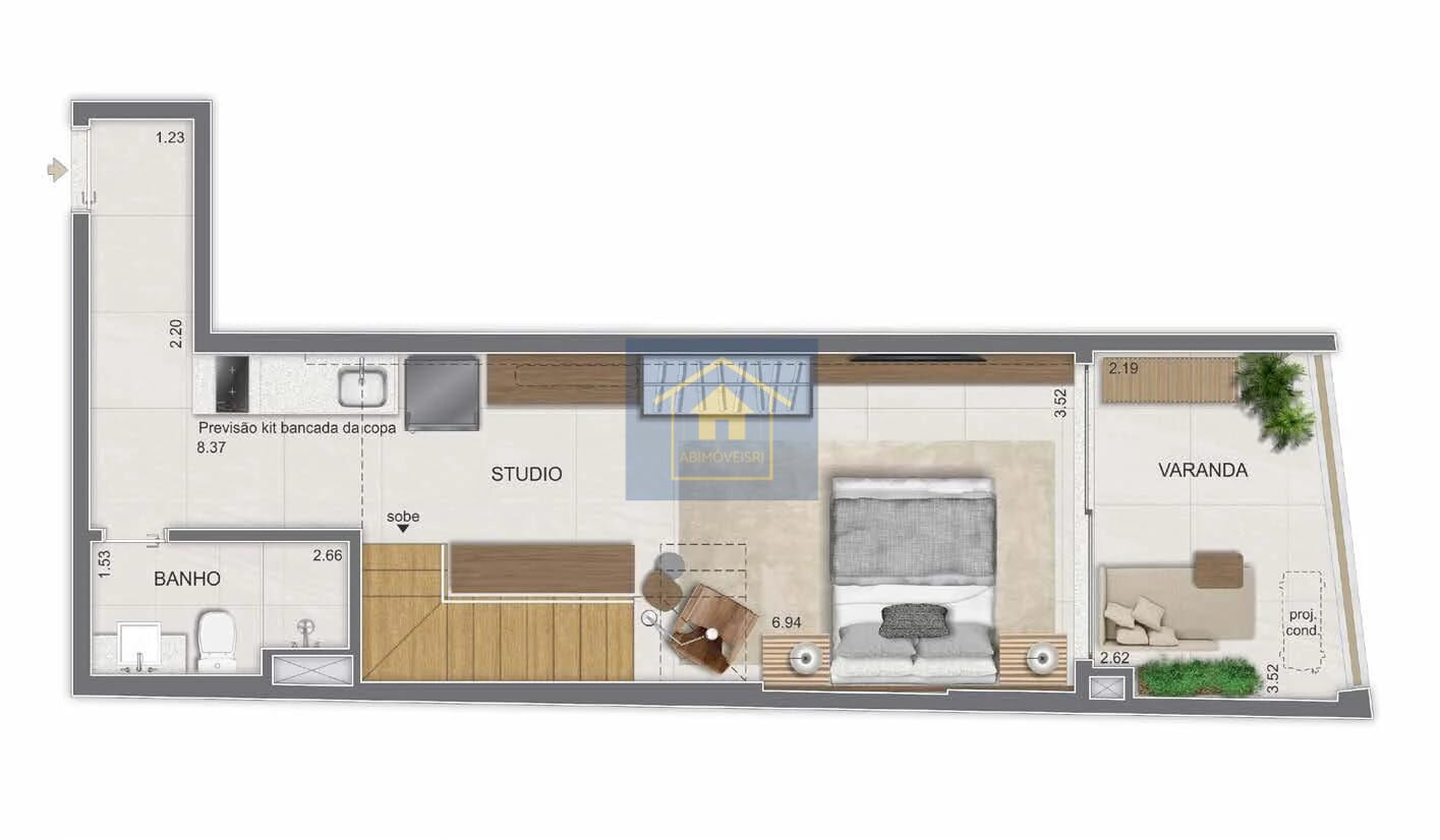 Apartamento à venda com 2 quartos, 75m² - Foto 8