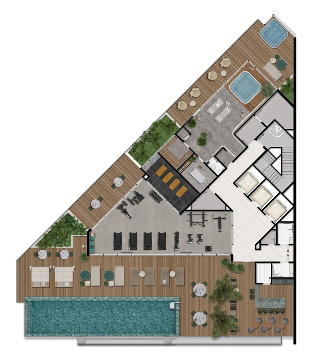 Apartamento à venda com 1 quarto, 36m² - Foto 43