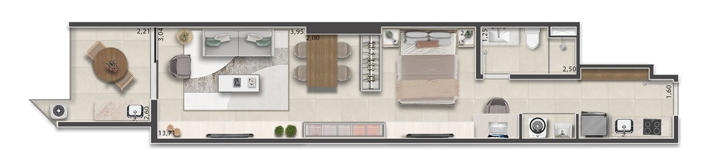 Apartamento à venda com 1 quarto, 36m² - Foto 55