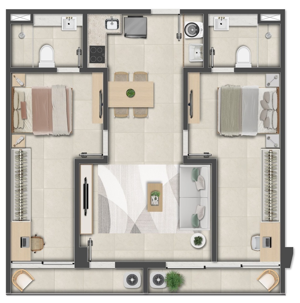 Apartamento à venda com 1 quarto, 36m² - Foto 62