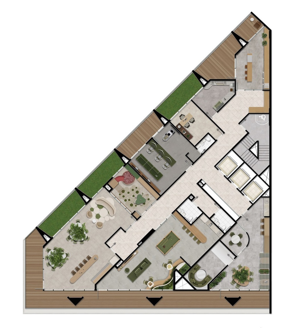 Apartamento à venda com 1 quarto, 36m² - Foto 42