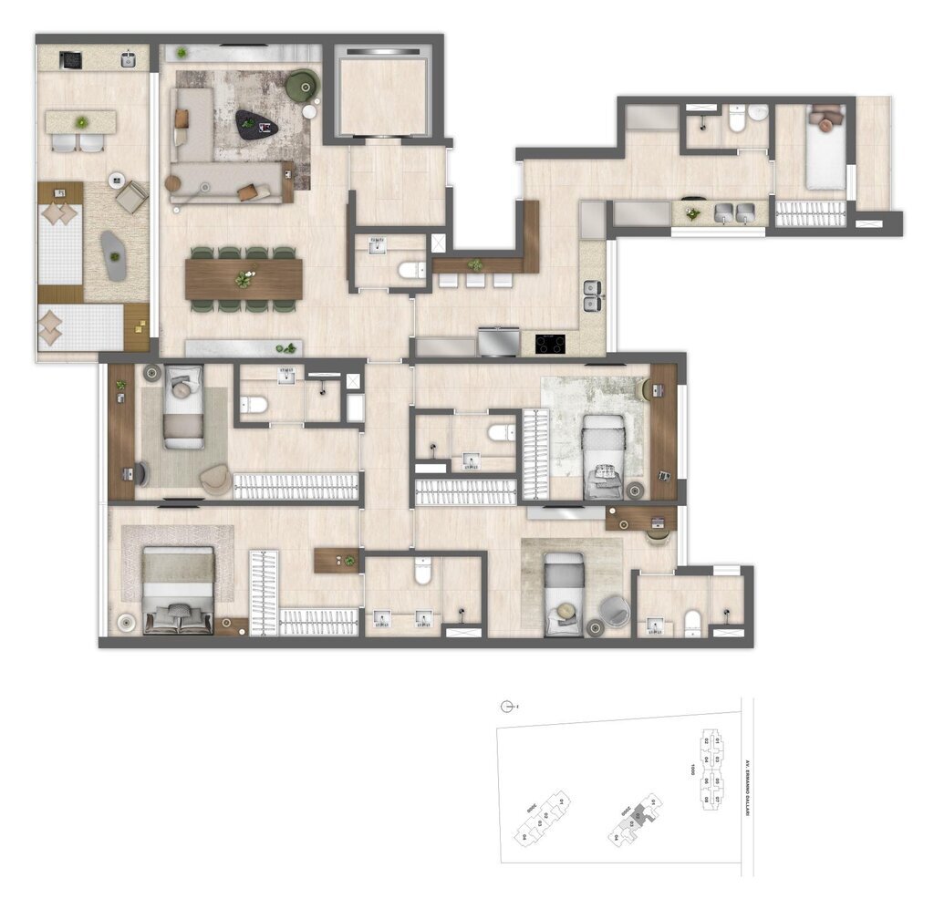 Cobertura, 4 quartos, 290 m² - Foto 69