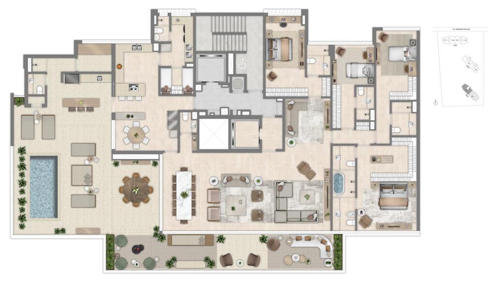 Cobertura, 4 quartos, 290 m² - Foto 76