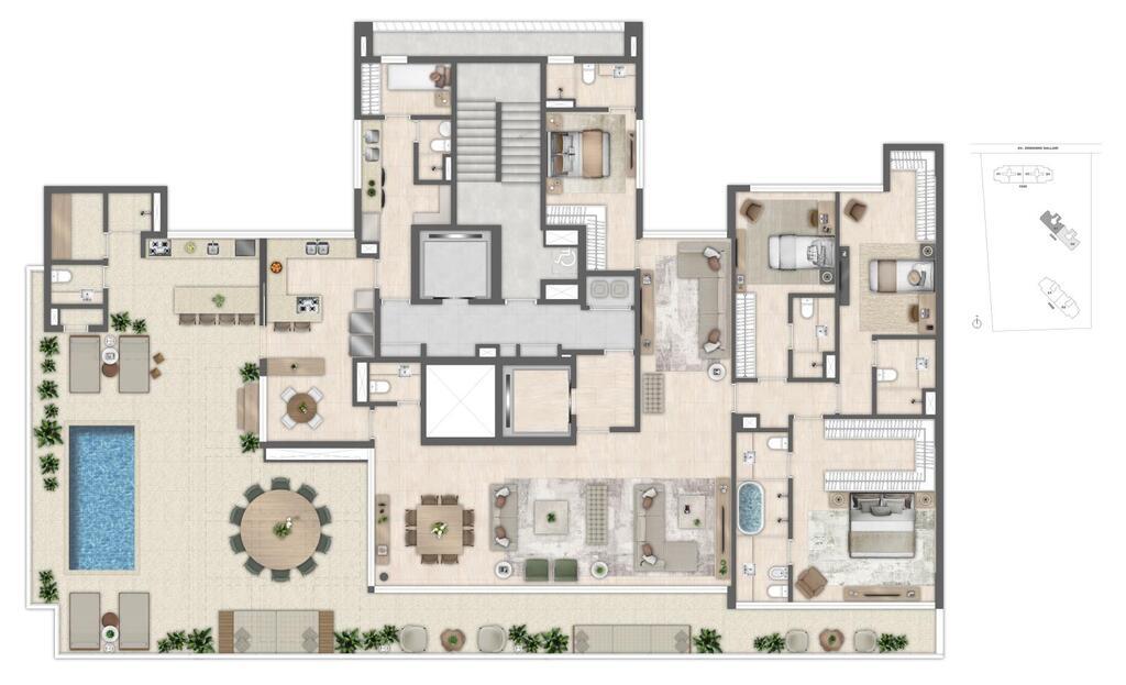 Cobertura, 4 quartos, 290 m² - Foto 75