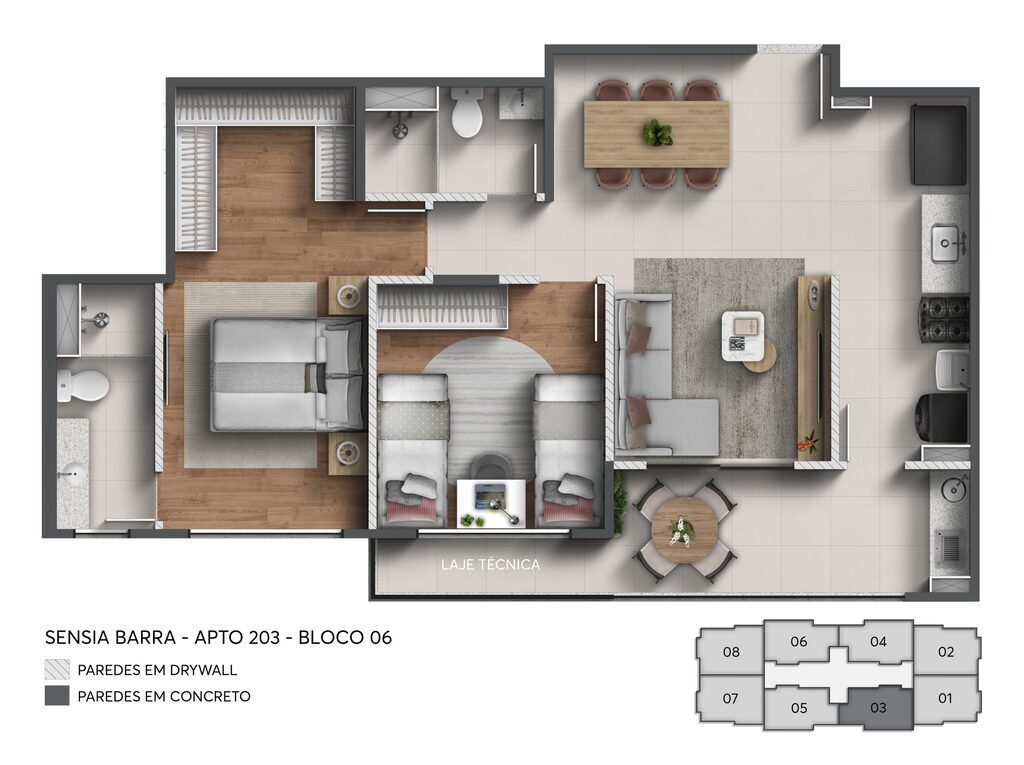 Apartamento à venda com 2 quartos, 67m² - Foto 21