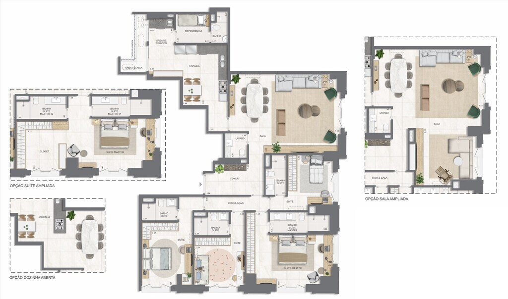 Apartamento, 3 quartos, 131 m² - Foto 72