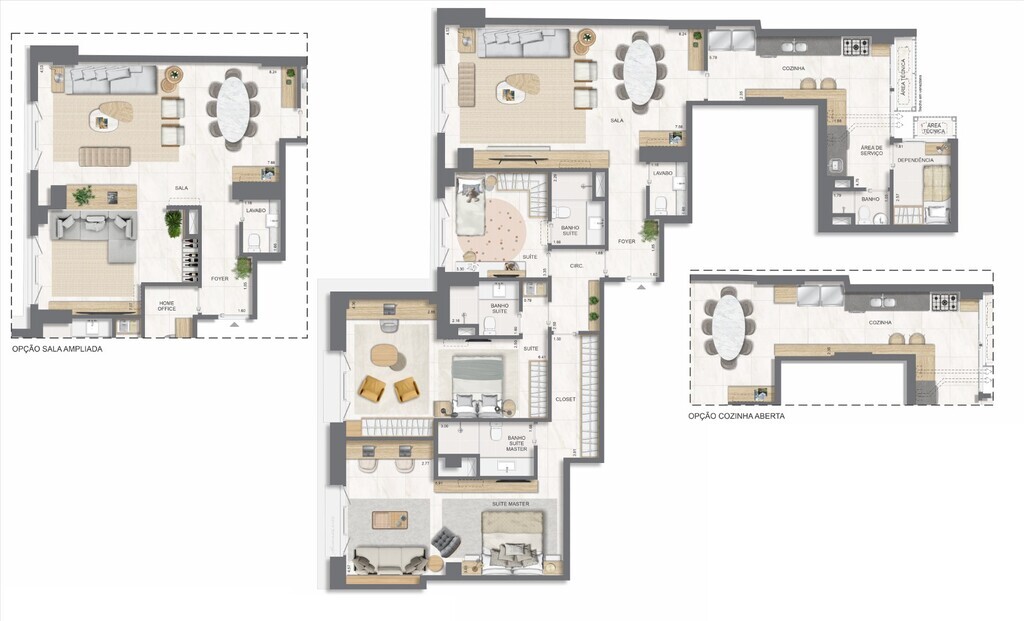 Apartamento, 3 quartos, 131 m² - Foto 60