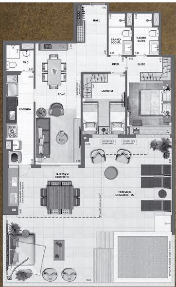 Apartamento à venda com 2 quartos, 97m² - Foto 44