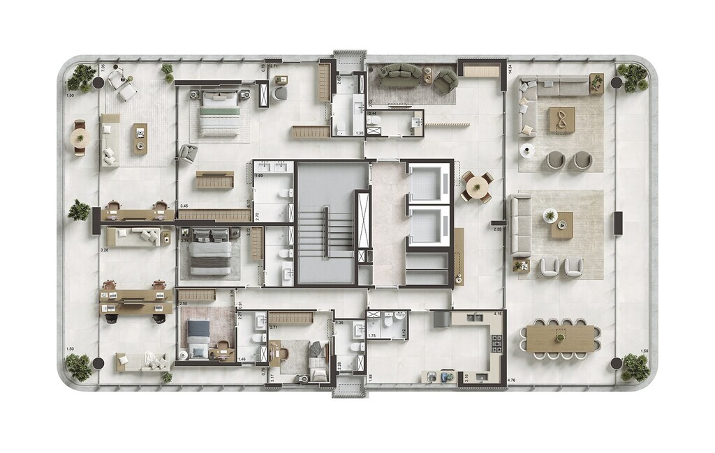 Apartamento, 3 quartos, 172 m² - Foto 27