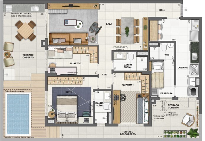 Apartamento à venda com 3 quartos, 139m² - Foto 63