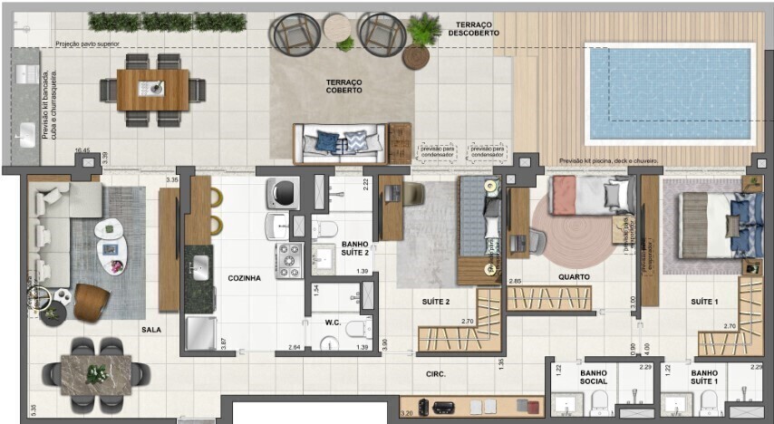 Apartamento à venda com 3 quartos, 139m² - Foto 58