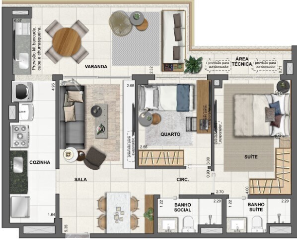 Apartamento à venda com 3 quartos, 139m² - Foto 51