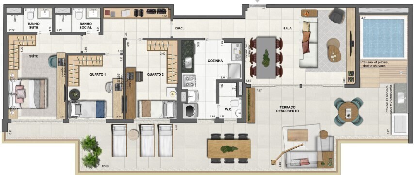 Apartamento à venda com 3 quartos, 139m² - Foto 69