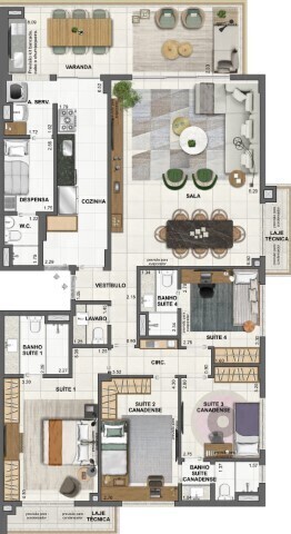 Apartamento à venda com 3 quartos, 139m² - Foto 41