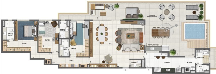 Apartamento à venda com 3 quartos, 139m² - Foto 49