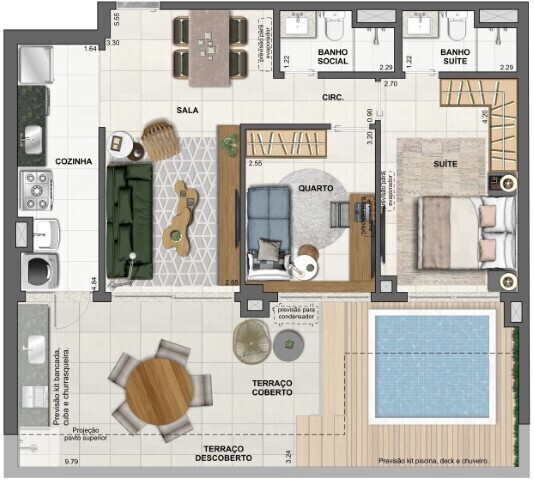 Apartamento à venda com 3 quartos, 139m² - Foto 60