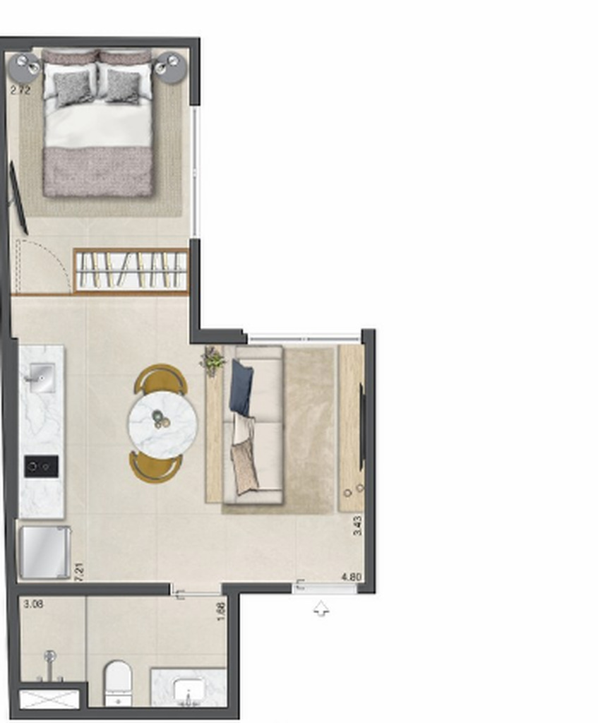 Apartamento, 2 quartos, 45 m² - Foto 28