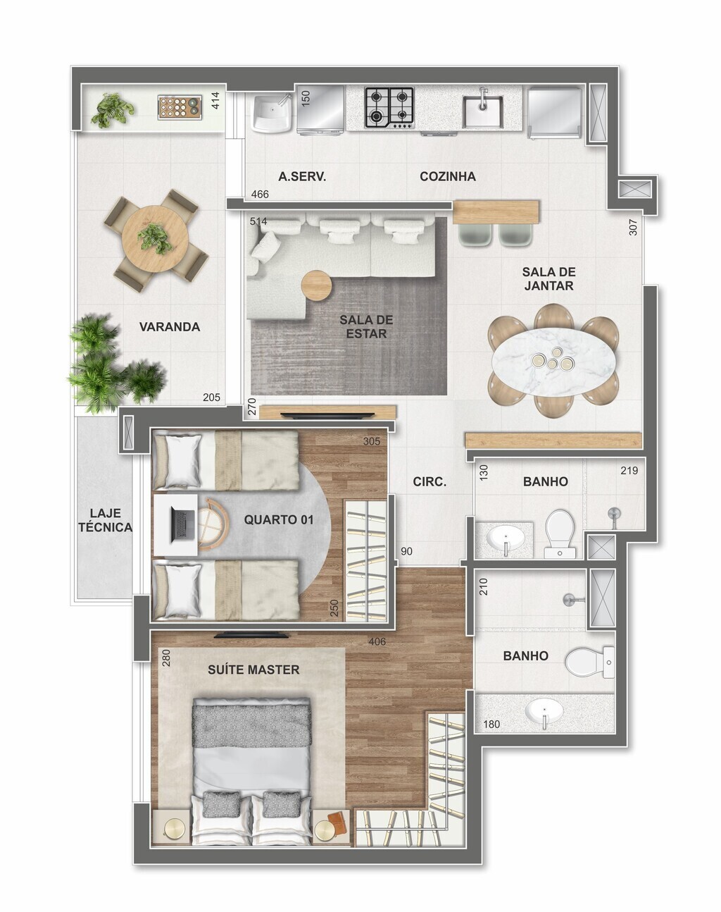 Apartamento à venda com 2 quartos, 66m² - Foto 37