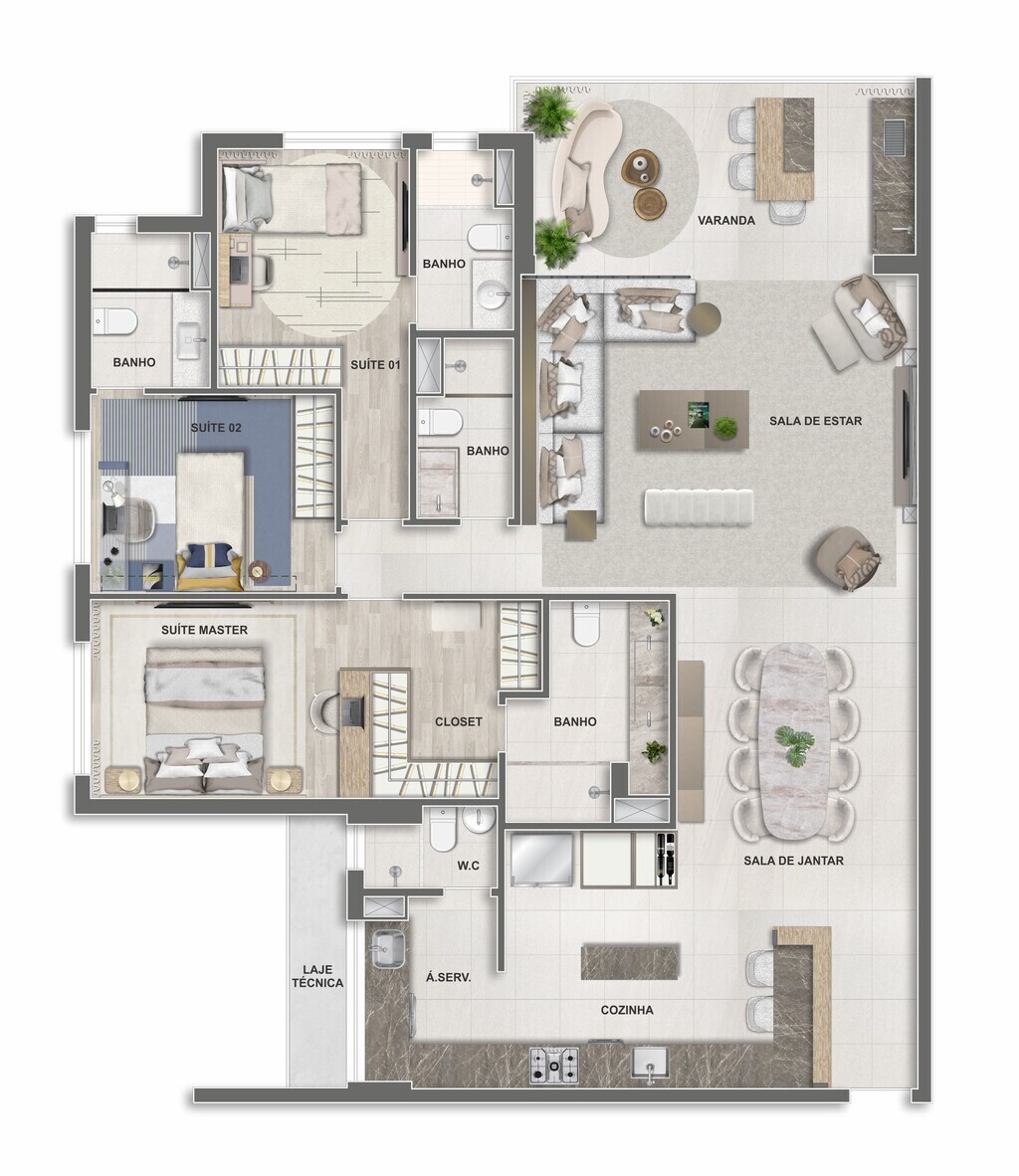 Apartamento à venda com 2 quartos, 66m² - Foto 50