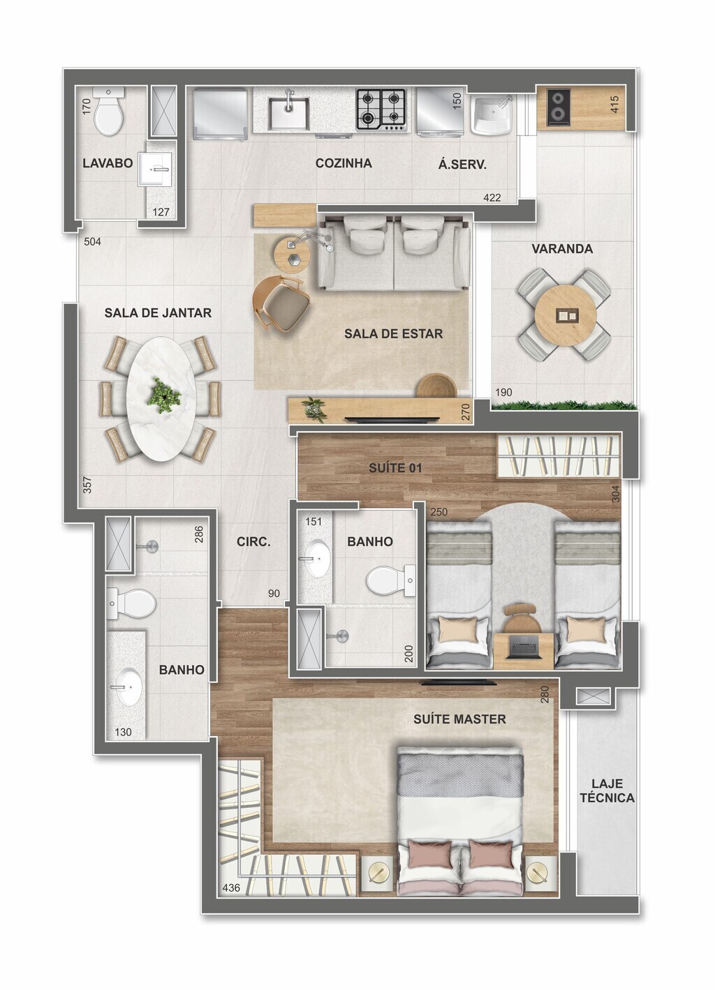 Apartamento à venda com 2 quartos, 66m² - Foto 40