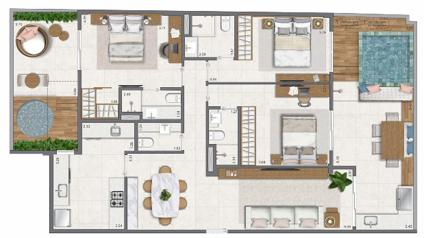 Apartamento, 3 quartos, 111 m² - Foto 35