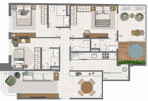 Apartamento, 3 quartos, 111 m² - Foto 27