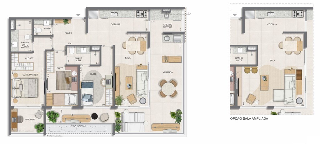 Apartamento à venda com 2 quartos, 77m² - Foto 45