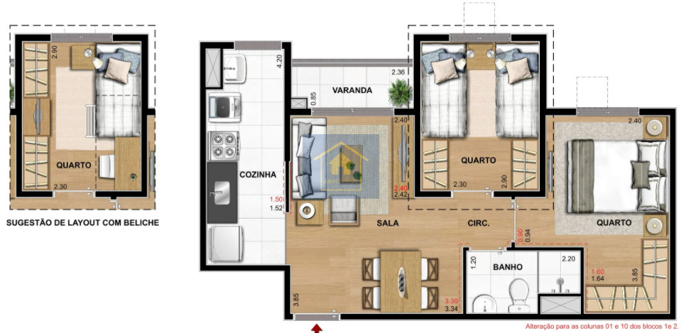 Apartamento à venda com 2 quartos, 45m² - Foto 22