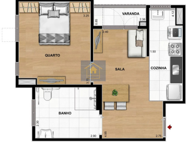 Apartamento à venda com 2 quartos, 45m² - Foto 21