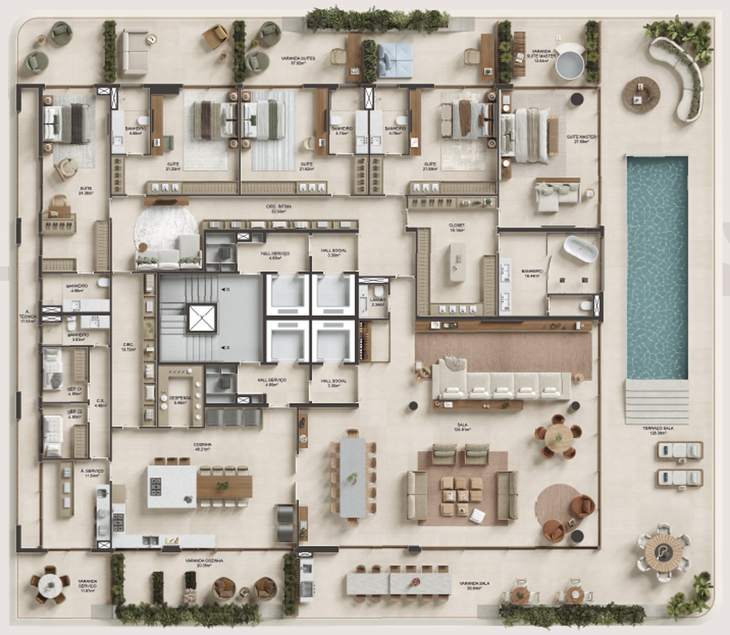 Apartamento, 4 quartos, 462 m² - Foto 39