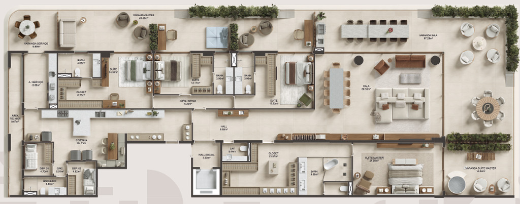 Apartamento, 4 quartos, 462 m² - Foto 36