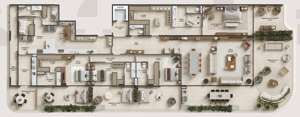 Apartamento, 4 quartos, 462 m² - Foto 33