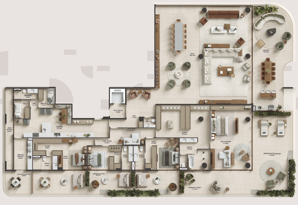 Apartamento, 4 quartos, 462 m² - Foto 37