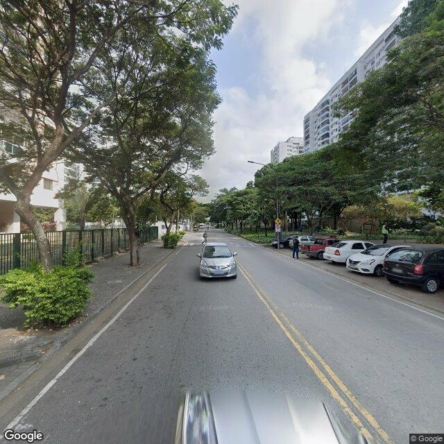 Imagem estática do "Street View" da localização