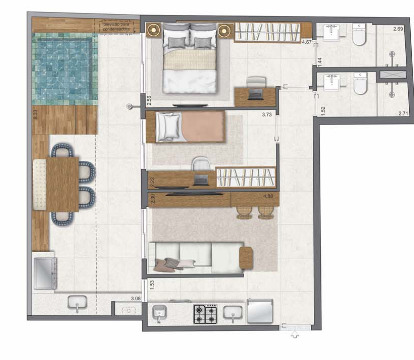 Apartamento, 2 quartos, 62 m² - Foto 17