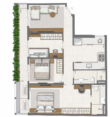 Apartamento, 2 quartos, 62 m² - Foto 18