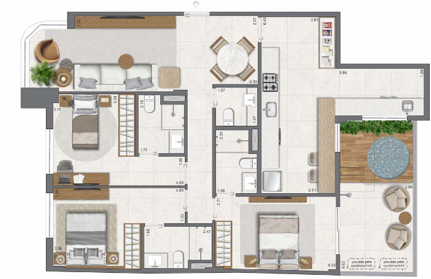 Apartamento, 2 quartos, 62 m² - Foto 26
