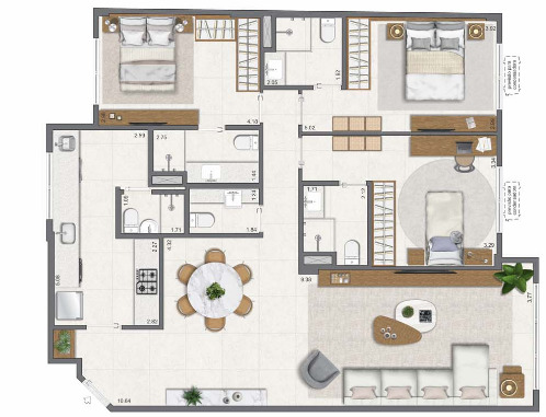 Apartamento, 2 quartos, 62 m² - Foto 21