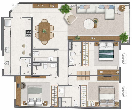 Apartamento, 2 quartos, 62 m² - Foto 24