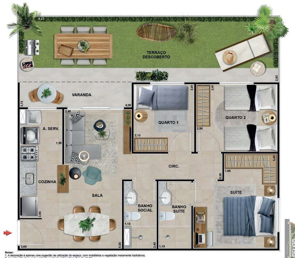 Apartamento à venda com 3 quartos, 87m² - Foto 47