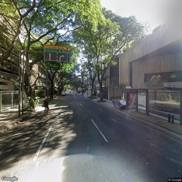 Imagem estática do "Street View" da localização